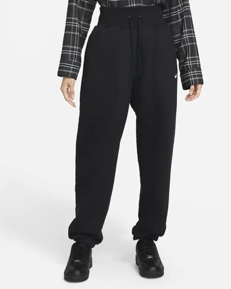 Брюки женские Nike Nsw Style Flc Pant Os Black (DQ5887-010) фото 1 — интернет-магазин Tapok