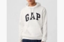Худі унісекс Gap Vintage Soft Arch Logo Hoodie White 715036031 Фото 5