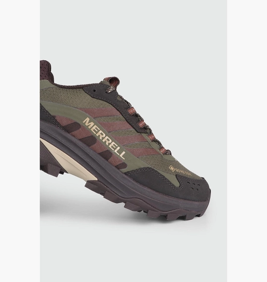 Мужские кроссовки Merrell Outdoor Waterproof MenS Sports Shoes Olive/Black J037965 фото 3 — интернет-магазин Tapok