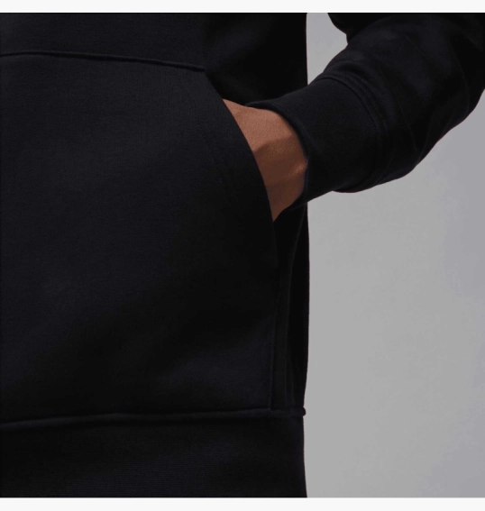 Худі чоловіче Air Jordan Brooklyn Fleece Hoodie Black FV7281-010 фото 10 — інтернет-магазин Tapok