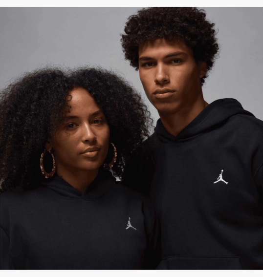 Худі чоловіче Air Jordan Brooklyn Fleece Hoodie Black FV7281-010 фото 12 — інтернет-магазин Tapok