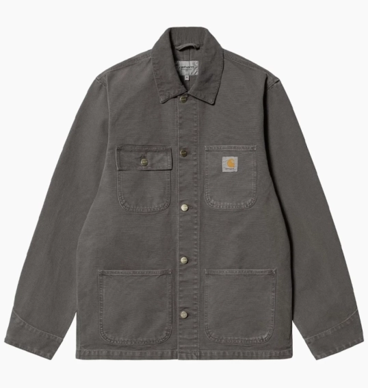Джинсовка Carhartt Michigan Coat Grey I026480.00E.FH.03-1 S I026480.00E.FH.03-1 фото 1 — интернет-магазин Tapok