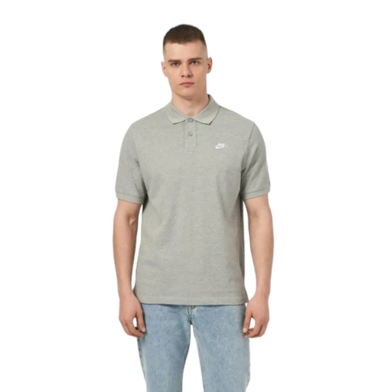 Поло Nike Shirt M Club Ss Polo Grey FN3894-063 L FN3894-063 фото 1 — інтернет-магазин Tapok