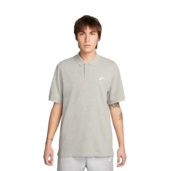 Поло Nike Shirt M Club Ss Polo Grey FN3894-063 L FN3894-063 фото 2 — інтернет-магазин Tapok