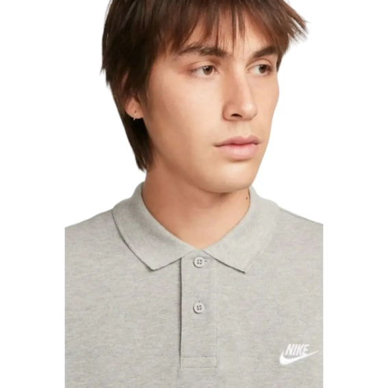 Поло Nike Shirt M Club Ss Polo Grey FN3894-063 L FN3894-063 фото 4 — інтернет-магазин Tapok