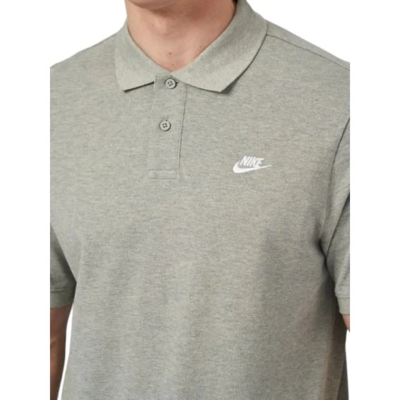 Поло Nike Shirt M Club Ss Polo Grey FN3894-063 L FN3894-063 фото 7 — інтернет-магазин Tapok