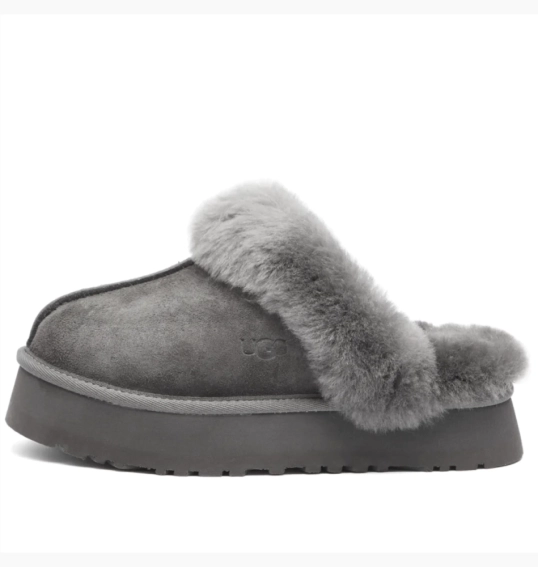 Тапочки UGG Disquette Slipper Grey 1122550-CHRC 36 1122550-CHRC фото 3 — интернет-магазин Tapok