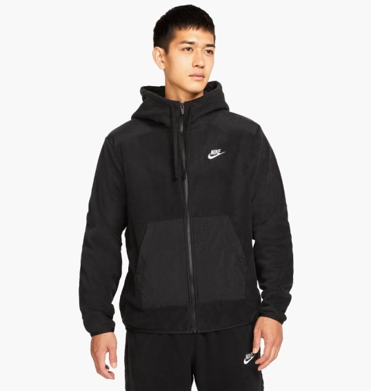 Толстовка Nike Nsw Spe+ Flc Fz Top Winter Black DD4882-010 фото 1 — интернет-магазин Tapok