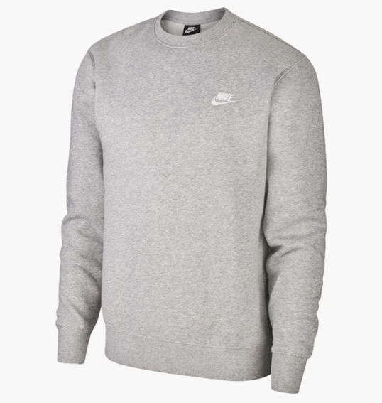 Свитшот Nike M NSW CLUB CRW BB Grey BV2662-063 фото 11 — интернет-магазин Tapok