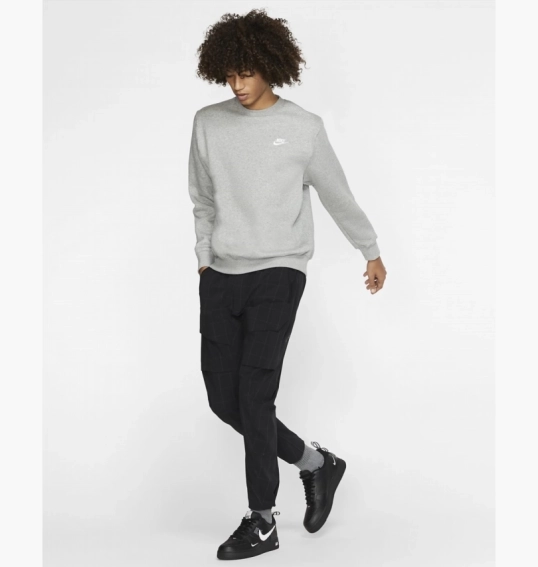 Свитшот Nike M NSW CLUB CRW BB Grey BV2662-063 фото 15 — интернет-магазин Tapok