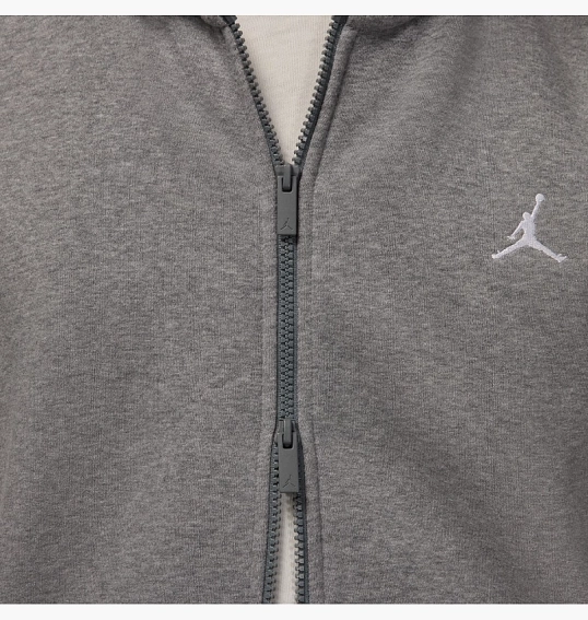 Толстовка Air Jordan Brooklyn Fleece Grey FV7289-091 фото 3 — интернет-магазин Tapok