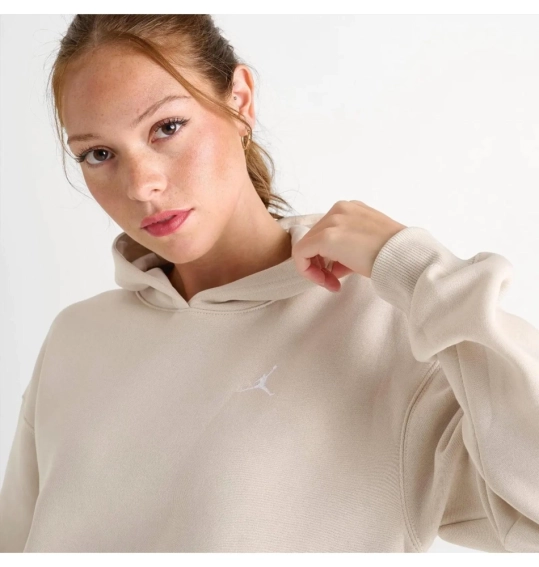 Кофта жіночі Jordan Brooklyn Fleece Beige (FV7071-203) фото 6 — інтернет-магазин Tapok