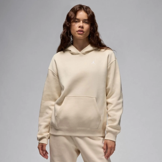 Кофта жіночі Jordan Brooklyn Fleece Beige (FV7071-203) фото 1 — інтернет-магазин Tapok