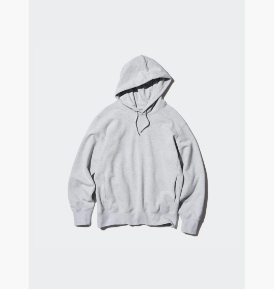 Худі унісекс Uniqlo Sweat Pullover Hoodie Grey 444967-05 фото 4 — інтернет-магазин Tapok