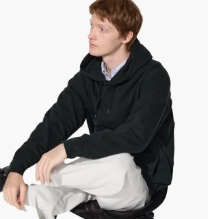Худі унісекс Uniqlo Sweat Pullover Hoodie Black 444967-09