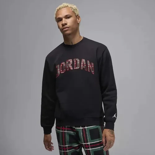 Толстовка Nike M J ESS HLDY FLC CREW FV7460-010 фото 1 — інтернет-магазин Tapok