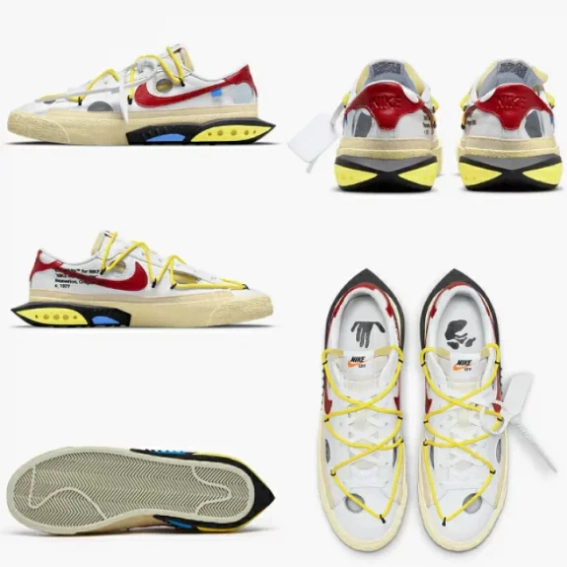Кеди NIKE BLAZER OFF-WHITE DH7863-100 фото 4 — інтернет-магазин Tapok