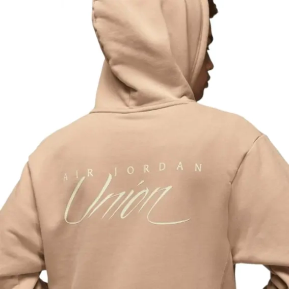 Кофта Jordan x Union MJ Fleece Hoodie Bio Beige/Coconut Milk DV7334-296 фото 4 — інтернет-магазин Tapok
