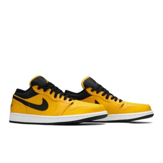 Кроссовки JORDAN 1 LOW YELLOW BLACK 553558-700 фото 4 — интернет-магазин Tapok