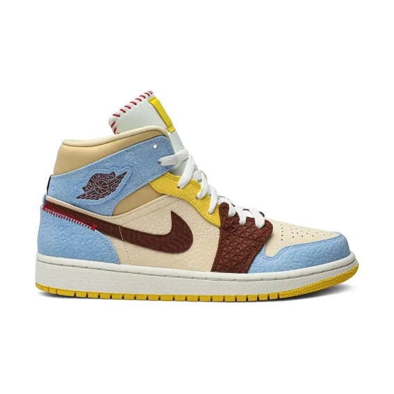 Кросівки Jordan 1 Mid SE Fearless Maison CU2803-200 фото 6 — інтернет-магазин Tapok