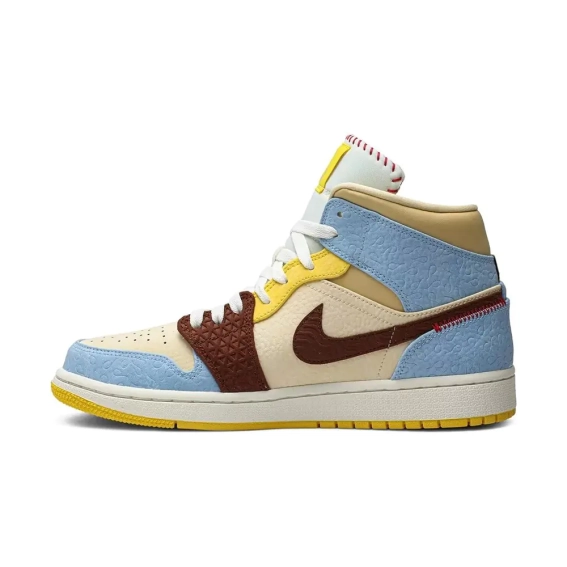Кросівки Jordan 1 Mid SE Fearless Maison CU2803-200 фото 8 — інтернет-магазин Tapok
