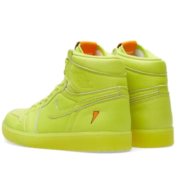 Кроссовки JORDAN 1 RETRO GATORADE CYBER YELLOW AJ5997-345 фото 7 — интернет-магазин Tapok