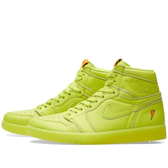 Кроссовки JORDAN 1 RETRO GATORADE CYBER YELLOW AJ5997-345 фото 10 — интернет-магазин Tapok