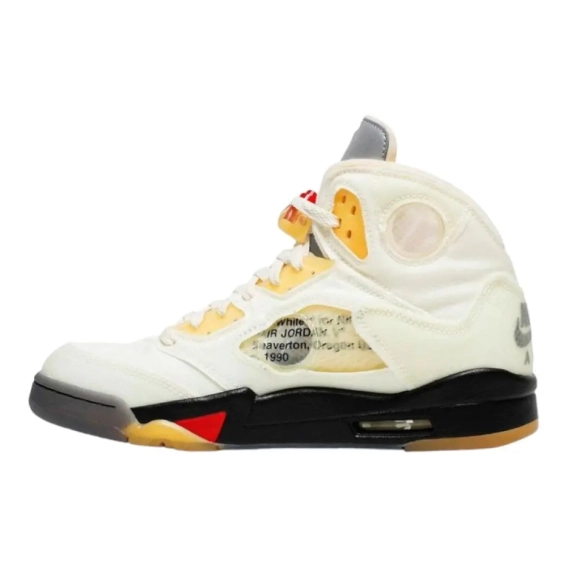 Кросівки JORDAN 5 RETRO OFF-WHITE DH8565-100 фото 1 — інтернет-магазин Tapok