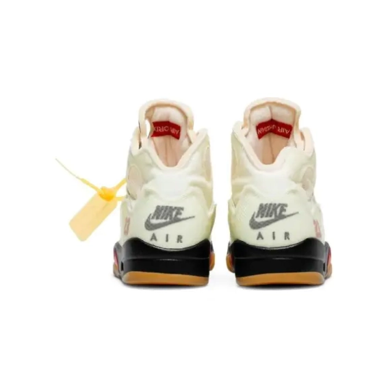 Кросівки JORDAN 5 RETRO OFF-WHITE DH8565-100 фото 5 — інтернет-магазин Tapok