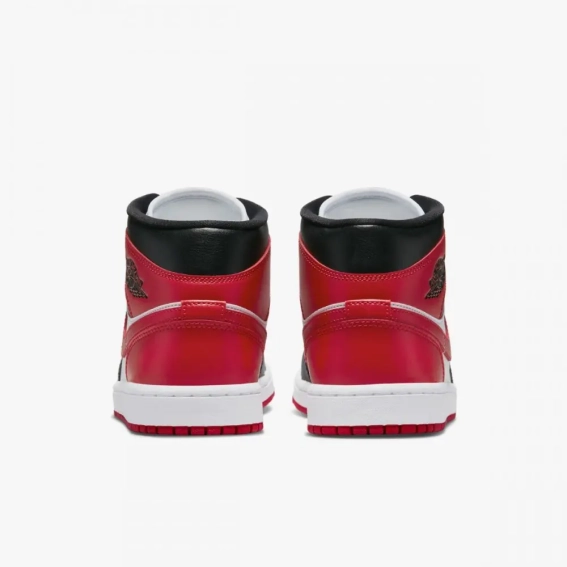 Кроссовки JORDAN WMNS 1 MID ALTERNATE BRED TOE BQ6472-079 фото 5 — интернет-магазин Tapok