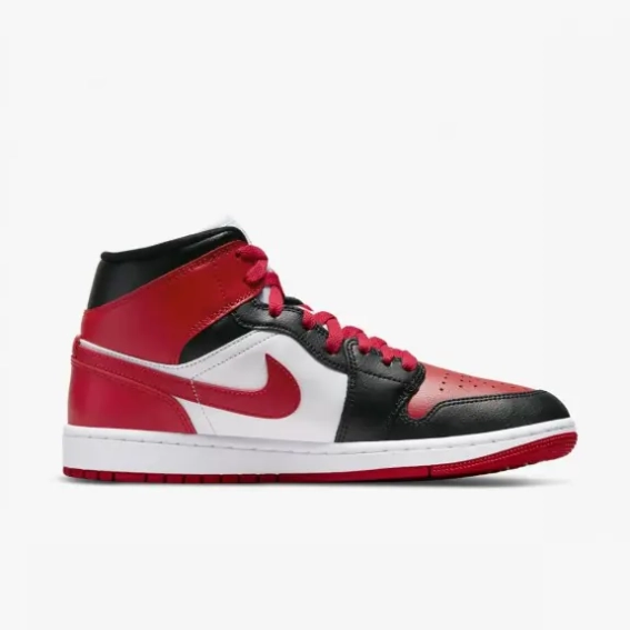 Кроссовки JORDAN WMNS 1 MID ALTERNATE BRED TOE BQ6472-079 фото 8 — интернет-магазин Tapok