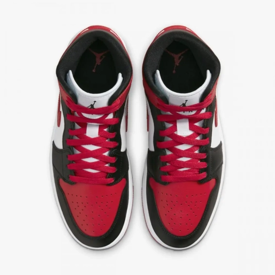 Кроссовки JORDAN WMNS 1 MID ALTERNATE BRED TOE BQ6472-079 фото 12 — интернет-магазин Tapok