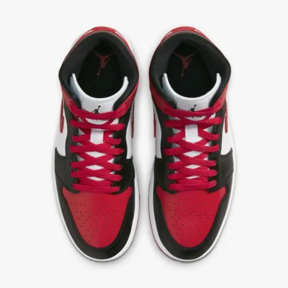 Кроссовки JORDAN WMNS 1 MID ALTERNATE BRED TOE BQ6472-079 фото 13 — интернет-магазин Tapok