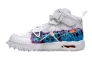 Кроссовки NIKE AIR FORCE 1 MID SP OFF-WHITE DR0500-100 Фото 1