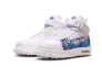 Кроссовки NIKE AIR FORCE 1 MID SP OFF-WHITE DR0500-100 Фото 2