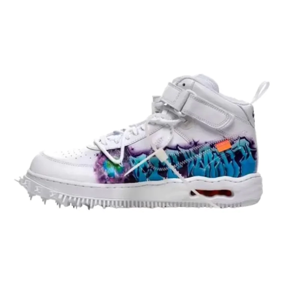 Кроссовки NIKE AIR FORCE 1 MID SP OFF-WHITE DR0500-100 фото 3 — интернет-магазин Tapok