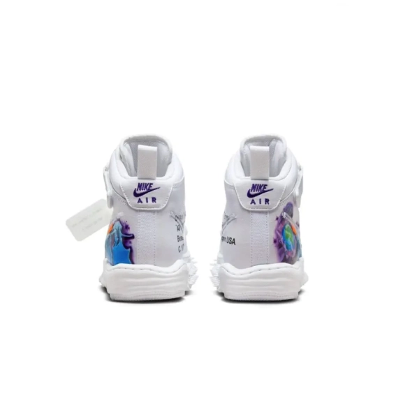 Кроссовки NIKE AIR FORCE 1 MID SP OFF-WHITE DR0500-100 фото 4 — интернет-магазин Tapok