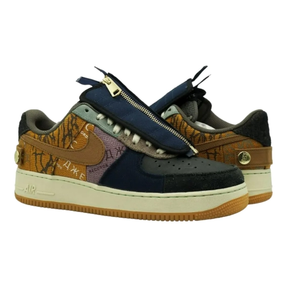Кроссовки NIKE AIR FORCE 1 TRAVIS SCOTT CN2405-900 фото 3 — интернет-магазин Tapok