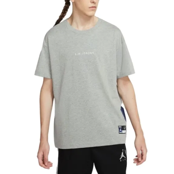 Футболка Jordan Fragment серая DA2985-063 фото 3 — интернет-магазин Tapok