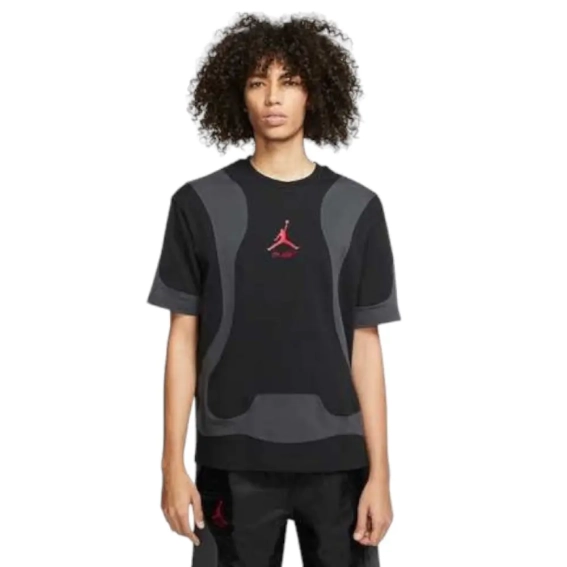 Футболка JORDAN OFF WHITE 1 ЧЕРНАЯ CV0654-010 фото 1 — интернет-магазин Tapok