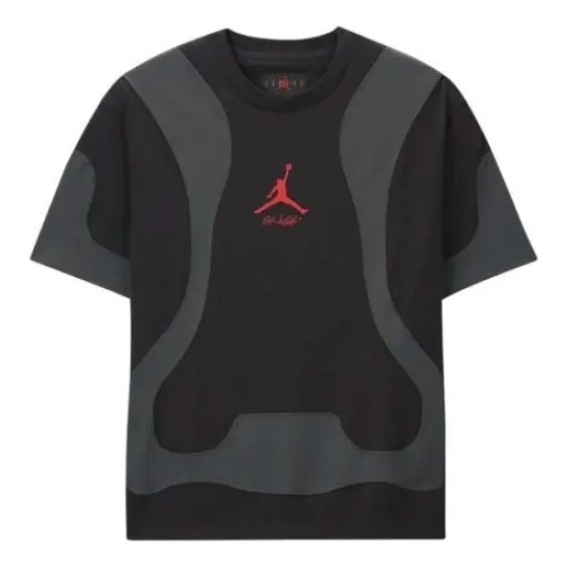 Футболка JORDAN OFF WHITE 1 ЧЕРНАЯ CV0654-010 фото 9 — интернет-магазин Tapok