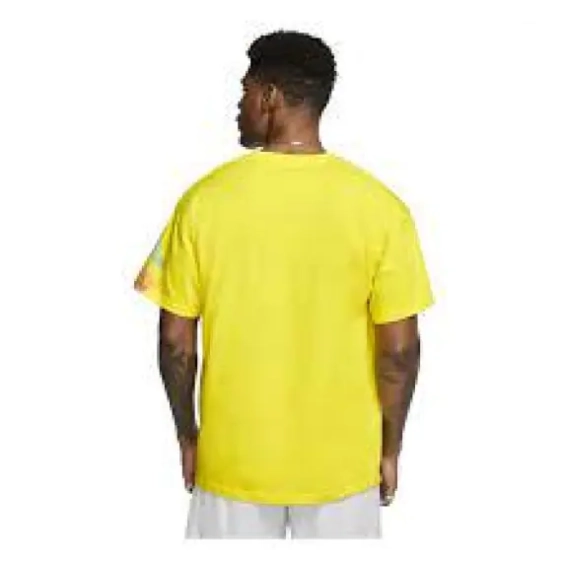 Футболка Nike yellow Kyrie CZ8994-731 фото 7 — интернет-магазин Tapok