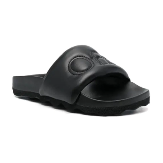 Шлепанцы OFF-WHITE BOOKISH LEATHER SPONGE SLIDER OWIT001S23LEA0011010 фото 5 — интернет-магазин Tapok