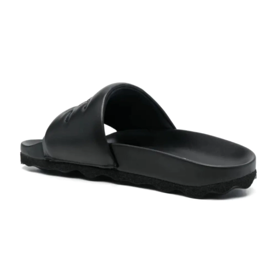 Шлепанцы OFF-WHITE BOOKISH LEATHER SPONGE SLIDER OWIT001S23LEA0011010 фото 6 — интернет-магазин Tapok