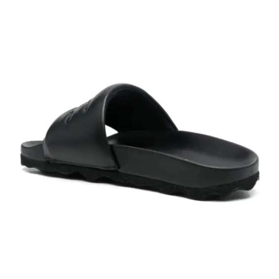 Шлепанцы OFF-WHITE BOOKISH LEATHER SPONGE SLIDER OWIT001S23LEA0011010 фото 7 — интернет-магазин Tapok