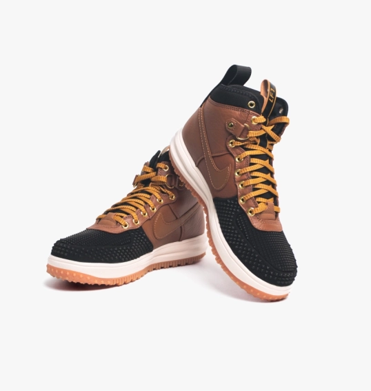 Кросівки чоловічі Nike Lunar Force 1 Duckboot Ale Brown Black Brown 805899-202 фото 12 — інтернет-магазин Tapok
