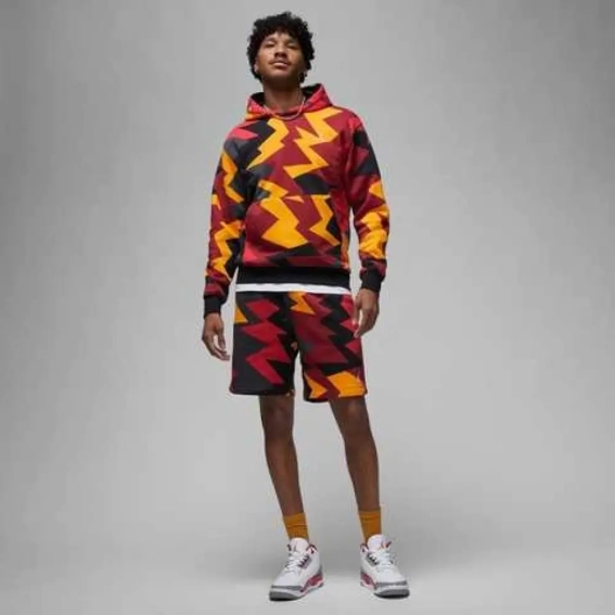 Худи Air Jordan Flight Mvp Aop Fleece Pullover FB7014-619 фото 2 — интернет-магазин Tapok