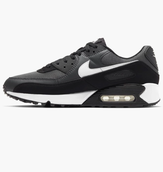 Кросівки чоловічі Nike Air Max 90 Dark Smoke Grey/Black/White CN8490-002 фото 1 — інтернет-магазин Tapok