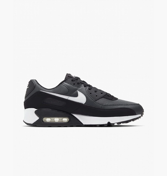 Кросівки чоловічі Nike Air Max 90 Dark Smoke Grey/Black/White CN8490-002 фото 4 — інтернет-магазин Tapok