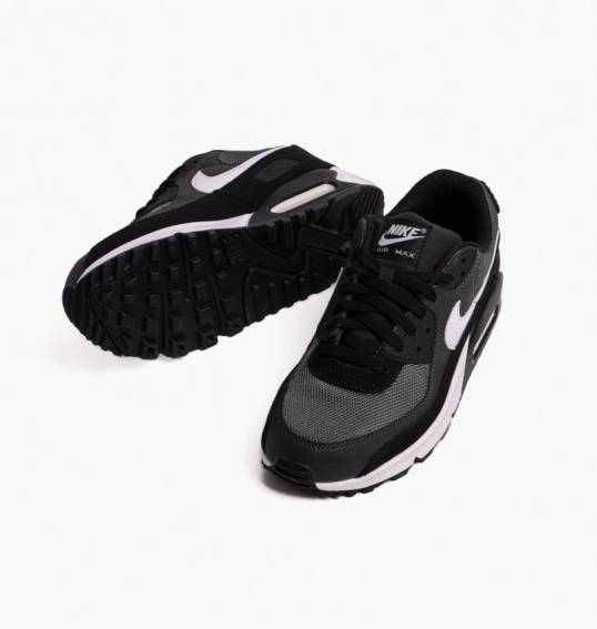 Кросівки чоловічі Nike Air Max 90 Dark Smoke Grey/Black/White CN8490-002 фото 13 — інтернет-магазин Tapok